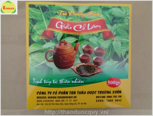 Hộp Trà Giảo Cổ Lam Sapa-Ổn Định Huyết Áp-Hộp 0,5kg
