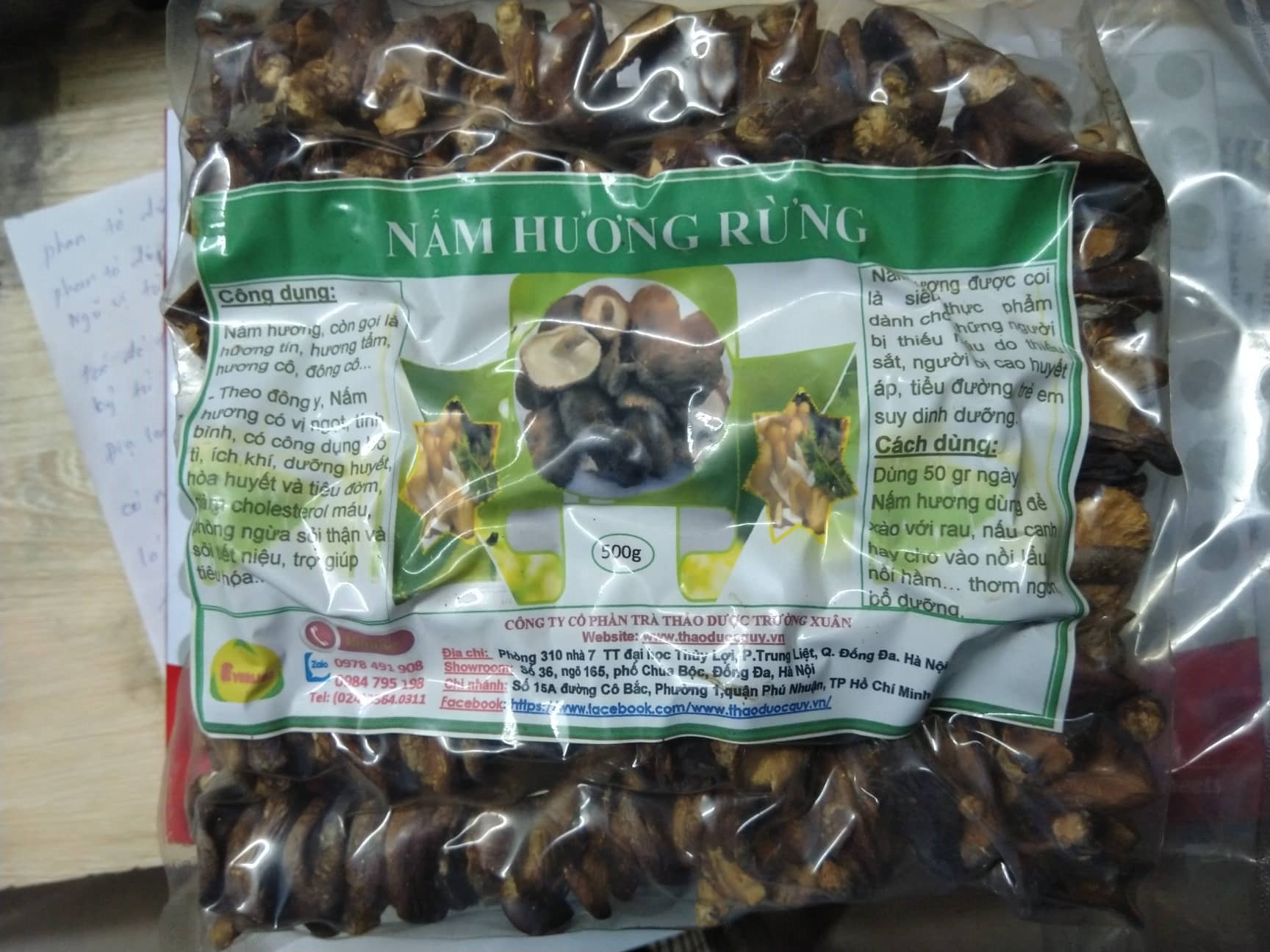 Nấm hương rừng sapa